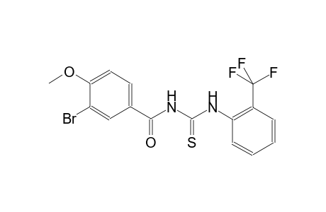 N-(3-bromo-4-methoxybenzoyl)-N'-[2-(trifluoromethyl)phenyl]thiourea
