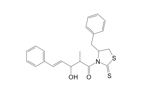 4-Benzyl-3-(3-hydroxy-2-methyl-1-oxo-5-phenylpent-4-en-1-yl)thiazolidine-2-thione