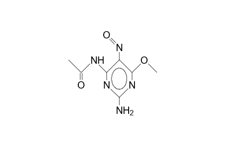 4-Acetamido-2-amino-6-methoxy-5-nitroso-pyrimidine