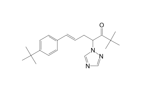 6-Hepten-3-one, 7-[4-(1,1-dimethylethyl)phenyl]-2,2-dimethyl-4-(1H-1,2,4-triazol-1-yl)-