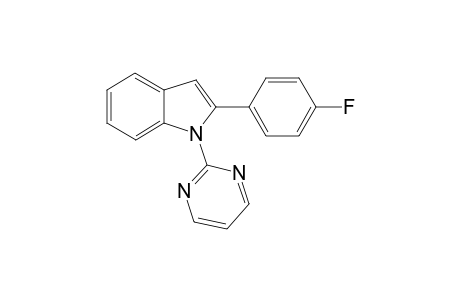 2-(4-Fluorophenyl)-1-(pyrimidin-2-yl)-1H-indole