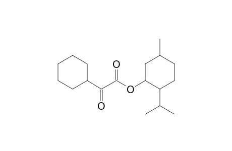 (2-isopropyl-5-methyl-cyclohexyl) 2-cyclohexyl-2-oxo-acetate