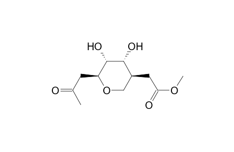 L-allo-8-Nonulosonic acid, 31,6-anhydro-2,3,7,9-tetradeoxy-3-(hydroxymethyl)-, methyl ester