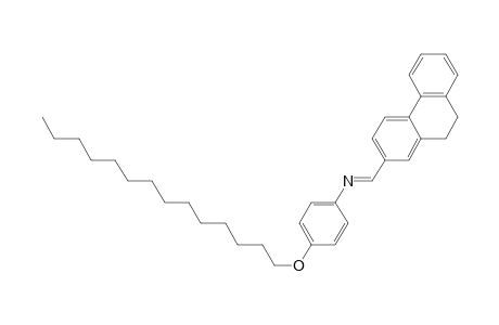 4-Tetradecyloxy-N-(9,10-dihydro-2-phenanthrylmethylene)aniline