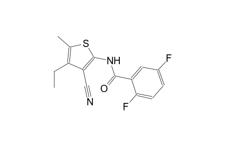 N-(3-cyano-4-ethyl-5-methyl-2-thienyl)-2,5-difluorobenzamide