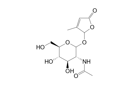 N-[(3R,4R,5S,6R)-4,5-dihydroxy-2-[(5-keto-3-methyl-2H-furan-2-yl)oxy]-6-methylol-tetrahydropyran-3-yl]acetamide