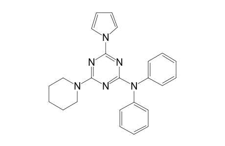 diphenyl-(4-piperidino-6-pyrrol-1-yl-s-triazin-2-yl)amine