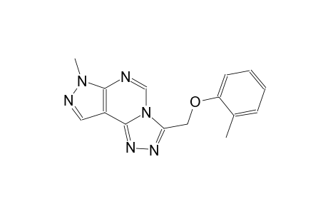2-methylphenyl (7-methyl-7H-pyrazolo[4,3-e][1,2,4]triazolo[4,3-c]pyrimidin-3-yl)methyl ether