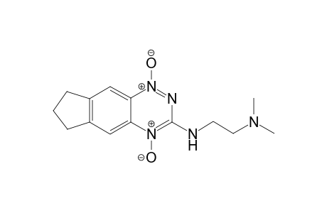 N1-(1,4-Dioxido-7,8-dihydro-6H-indeno[5,6-e][1,2,4]triazin-3-yl)-N2,N2-dimethyl-1,2-ethanediamine