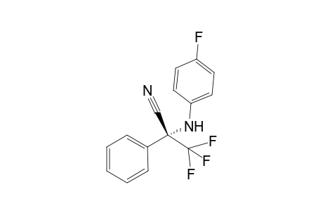 (R)-3,3,3-trifluoro-2-((4-fluorophenyl)amino)-2-phenylpropanenitrile