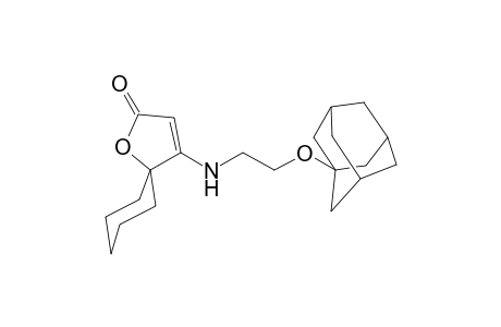 4-[2-(Adamantan-1-yloxy)-ethylamino]-1-oxa-spiro[4.5]dec-3-en-2-one