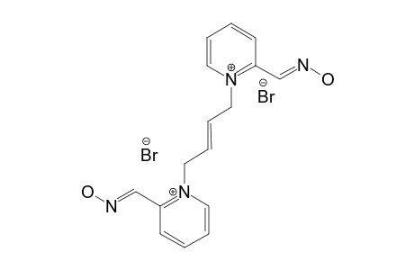 TRANS-2,2'-BIS-[(HYDROXYIMINO)-METHYL]-1,1'-(BUT-2-ENE-1,4-DIYL)-BISPYRIDINIUM-DIBROMIDE