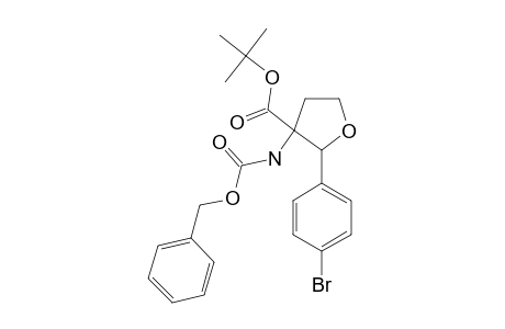 (RAC)-TERT.-BUTYL-3-(BENZYLOXYCARBONYLAMINO)-2-(4-BROMOPHENYL)-TETRAHYDROFURAN-3-CARBOXYLATE