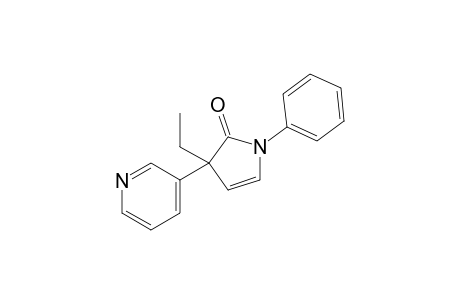 3-Ethyl-3-(3-pyridyl)-N-phenyl-1,3-dihydropyrrol-2-one