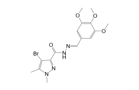 4-bromo-1,5-dimethyl-N'-[(E)-(3,4,5-trimethoxyphenyl)methylidene]-1H-pyrazole-3-carbohydrazide