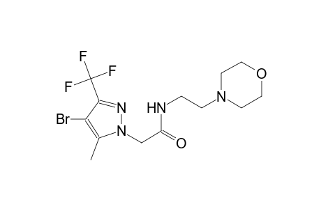 2-[4-bromo-5-methyl-3-(trifluoromethyl)-1H-pyrazol-1-yl]-N-[2-(4-morpholinyl)ethyl]acetamide