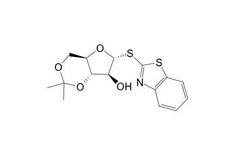 2'-Benzothiazolyl 3,4-O-isopropylidene-1-thio-.alpha.-D-arabinofuranoside