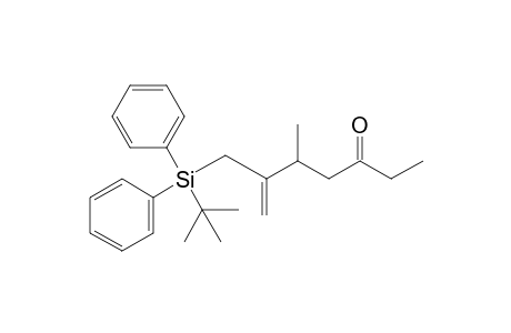 6-[[tert-butyl(diphenyl)silyl]methyl]-5-methyl-hept-6-en-3-one