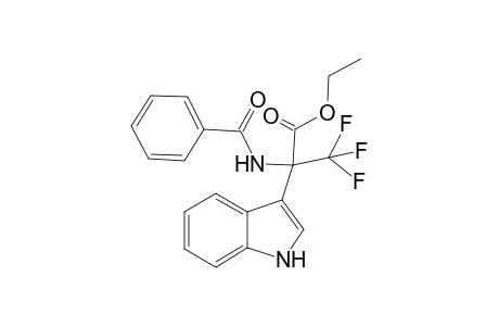 Ethyl 2-benzamido-3,3,3-trifluoro-2-(1H-indol-3-yl)propanoate