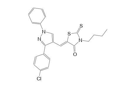 4-thiazolidinone, 3-butyl-5-[[3-(4-chlorophenyl)-1-phenyl-1H-pyrazol-4-yl]methylene]-2-thioxo-, (5Z)-