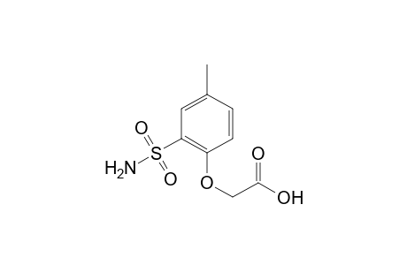 [(2-sulfamoyl-p-tolyl)oxy]acetic acid
