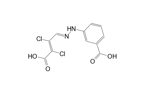 3-{(2E)-2-[(2E)-3-carboxy-2,3-dichloro-2-propenylidene]hydrazino}benzoic acid