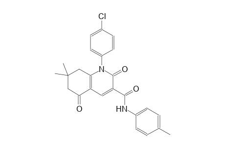 1-(4-chlorophenyl)-7,7-dimethyl-N-(4-methylphenyl)-2,5-dioxo-1,2,5,6,7,8-hexahydro-3-quinolinecarboxamide