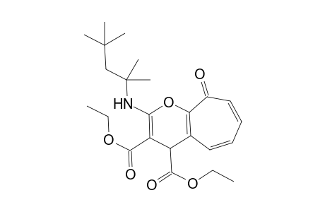 Diethyl 4,9-Dihydro-9-oxo-2-[ (1,1,3,3-tetramethylbutyl)amino]cyclohepta[b]pyran-3,4-dicarboxylate