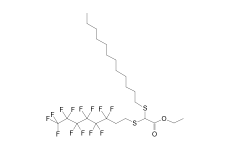 ETHYL ALPHA-(DODECYLTHIO)-ALPHA-(3,3,4,4,5,5,6,6,7,7,8,8,8-TRIDECAFLUOROOCT-1-YLTHIO)ACETATE