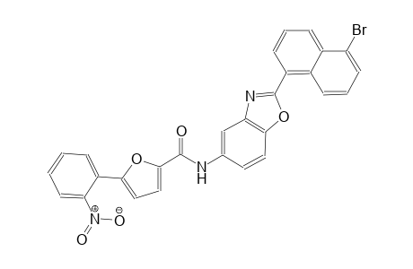 N-[2-(5-bromo-1-naphthyl)-1,3-benzoxazol-5-yl]-5-(2-nitrophenyl)-2-furamide