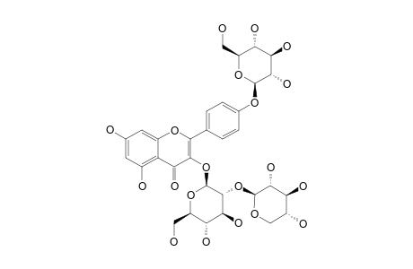 3-O-BETA-D-XYLOPYRANOSYL-(1->2)-BETA-D-GLUCOPYRANOSYL-KEAMPFEROL_4'-O-BETA-D-GLUCOPYRANOSIDE