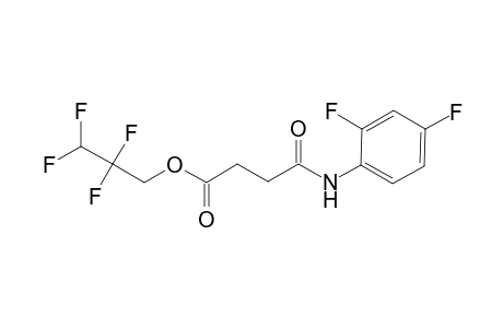 2,2,3,3-Tetrafluoropropyl 4-(2,4-difluoroanilino)-4-oxobutanoate