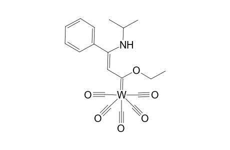 Pentacarbonyl[1-ethoxy-3-phenyl-3-(isoproplamino)-Z-2-propenylidene ] tungsten