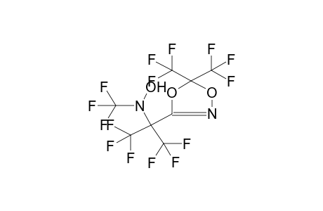 3-[ALPHA-(HYDROXYTRIFLUOROMETHYLAMINO)HEXAFLUOROISOPROPYL]-5,5-BIS(TRIFLUOROMETHYL)-1,4,2-DIOXAZOLINE