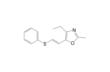 4-Ethyl-2-methyl-5-[2-(phenylthio)vinyl]-1,3-oxazole