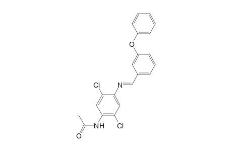 N-(2,5-dichloro-4-{[(3-phenoxyphenyl)methylidene]amino}phenyl)acetamide
