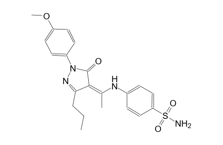 benzenesulfonamide, 4-[[(1Z)-1-[1,5-dihydro-1-(4-methoxyphenyl)-5-oxo-3-propyl-4H-pyrazol-4-ylidene]ethyl]amino]-