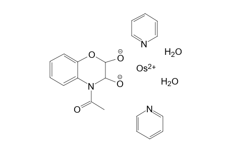 4-Acetyl-3,4-dihydro-2H-1,4-benzoxazine-2,3-diylosmiat-Pyridin complex