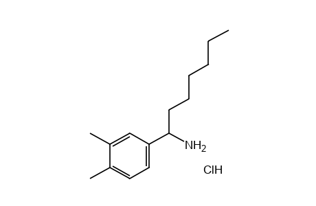 1-(3,4-XYLYL)HEPTYLAMINE, HYDROCHLORIDE