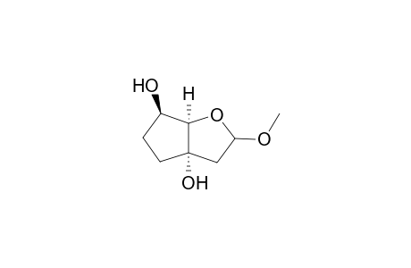 3-Methoxy-2-oxabicylo[3.3.0]octane-5,8-diol