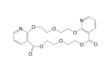 7,8,10,11,19,20,22,23-Octahydro-5H,13H-(1,4,7,11,14,17)-hexaoxacycloeicosino(8,9-b:20,19-b')dipyridine-5,13-dione