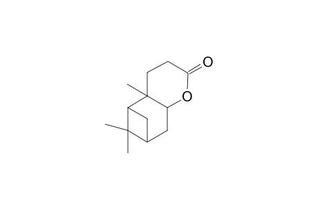 1,3,3-trimethyl-7-oxatricyclo[5.4.0.1(2,4)]decan-8-one