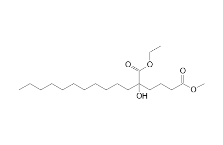 1-O-ethyl 6-O-methyl 2-hydroxy-2-undecylhexanedioate