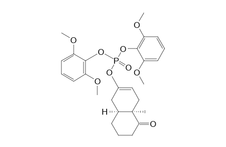 Phosphoric acid, bis(2,6-dimethoxyphenyl) 1,4,4a,5,6,7,8,8a-octahydro-4a-methyl-5-oxo-2-naphthalenyl ester, cis-