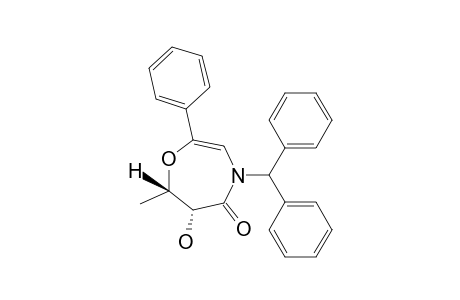 (6R,7S)-4-[di(phenyl)methyl]-6-hydroxy-7-methyl-2-phenyl-6,7-dihydro-1,4-oxazepin-5-one