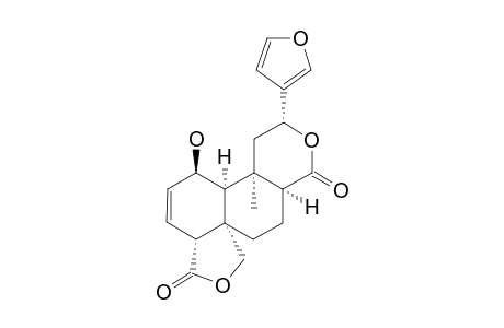 SPLENOLIDE-A;15,16-EPOXY-1-BETA-HYDROXY-TRANS-CLERODA-2,13(16),14-TRIENO-12,17;19,18-DIOLIDE