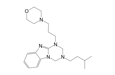 [1,3,5]triazino[1,2-a]benzimidazole, 1,2,3,4-tetrahydro-3-(3-methylbutyl)-1-[3-(4-morpholinyl)propyl]-