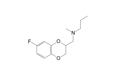 N-[(7-fluoro-2,3-dihydro-1,4-benzodioxin-2-yl)methyl]-N-methylpropan-1-amine