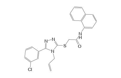 2-{[4-allyl-5-(3-chlorophenyl)-4H-1,2,4-triazol-3-yl]sulfanyl}-N-(1-naphthyl)acetamide
