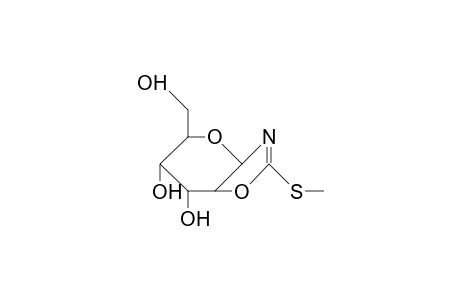 2-Methylthio-(1,2-dideoxy-B-D-altropyrano)(1,2-D)-2-oxazoline